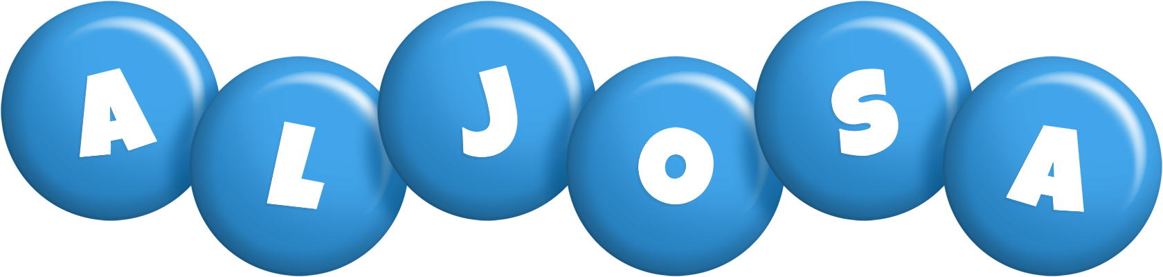 Aljosa candy-blue logo