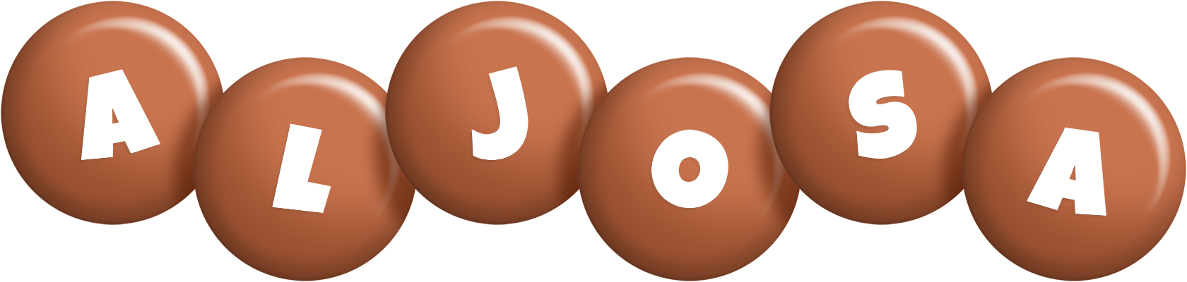 Aljosa candy-brown logo