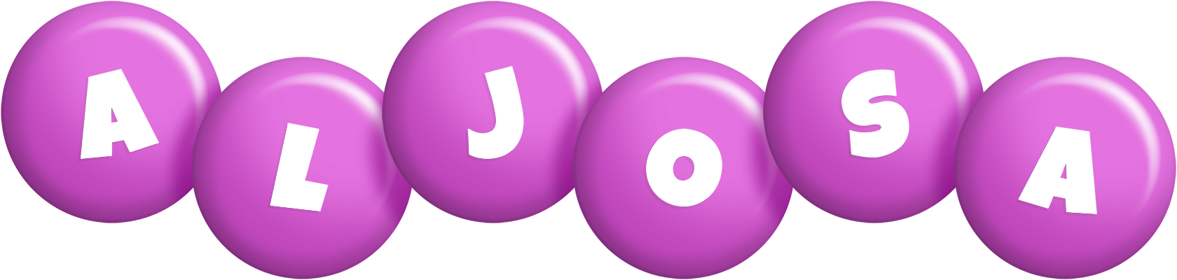 Aljosa candy-purple logo