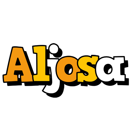 Aljosa cartoon logo