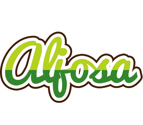 Aljosa golfing logo