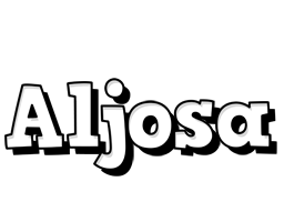 Aljosa snowing logo