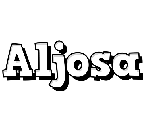 Aljosa snowing logo