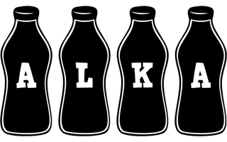 Alka bottle logo
