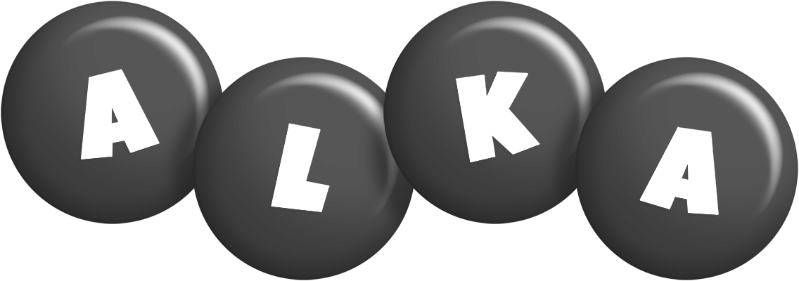 Alka candy-black logo