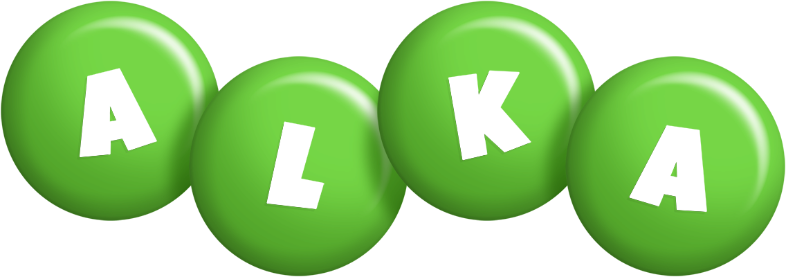 Alka candy-green logo