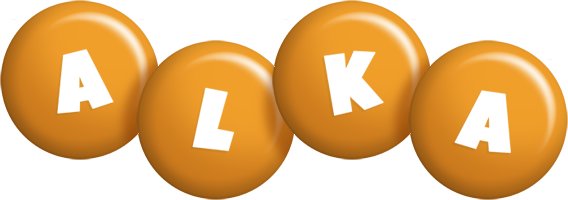 Alka candy-orange logo