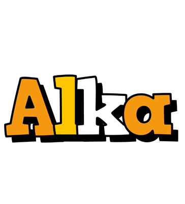 Alka cartoon logo