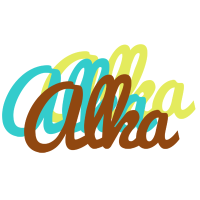 Alka cupcake logo
