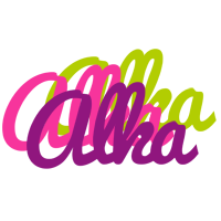 Alka flowers logo