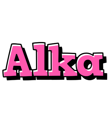 Alka girlish logo