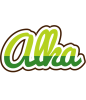 Alka golfing logo