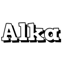 Alka snowing logo