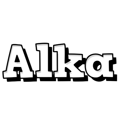 Alka snowing logo