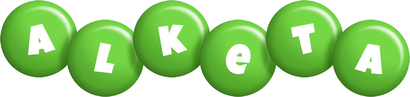 Alketa candy-green logo