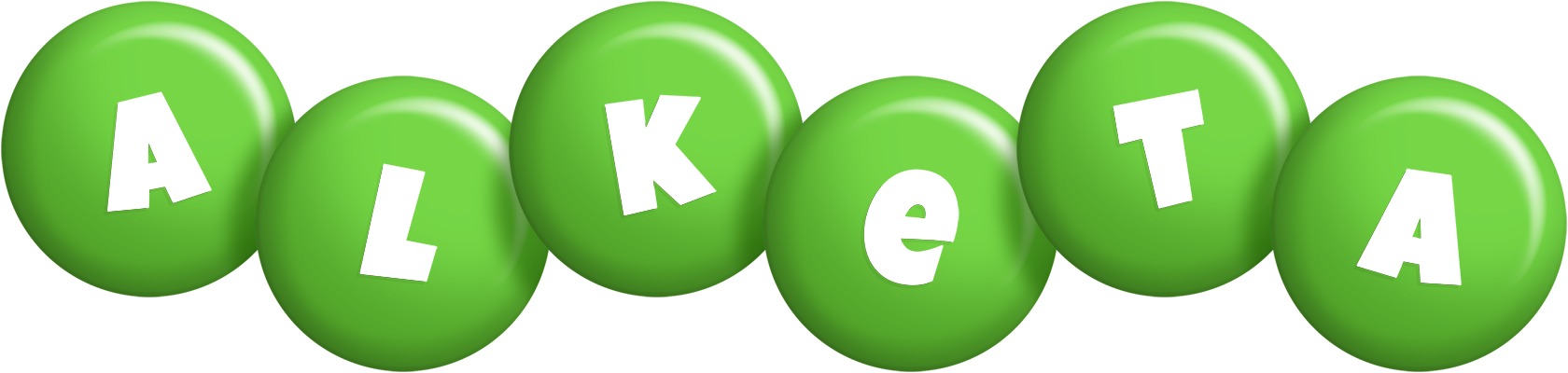 Alketa candy-green logo
