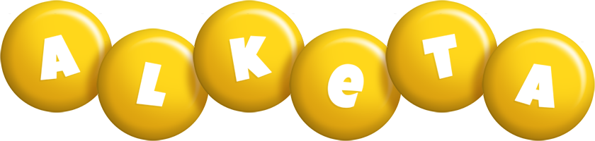 Alketa candy-yellow logo