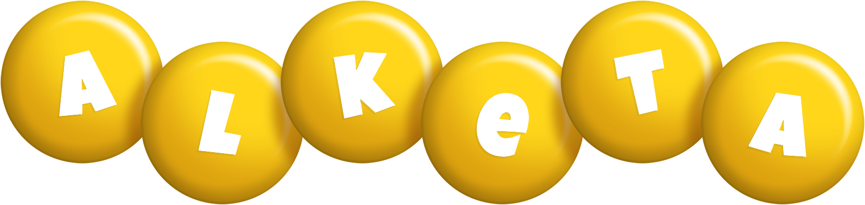 Alketa candy-yellow logo