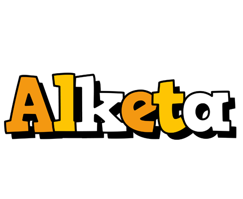 Alketa cartoon logo