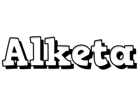 Alketa snowing logo