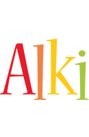 Alki birthday logo