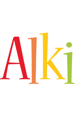 Alki birthday logo