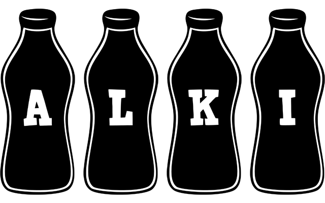 Alki bottle logo