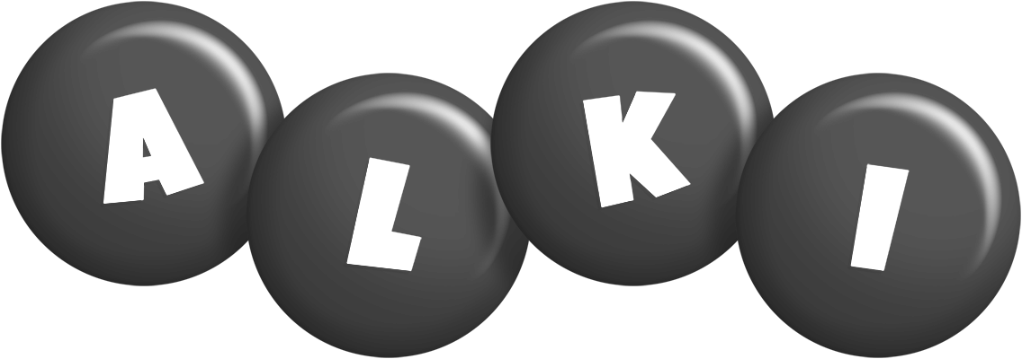 Alki candy-black logo