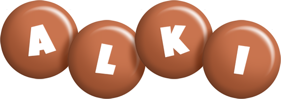 Alki candy-brown logo