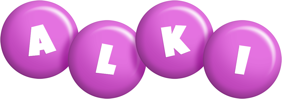 Alki candy-purple logo