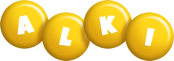 Alki candy-yellow logo