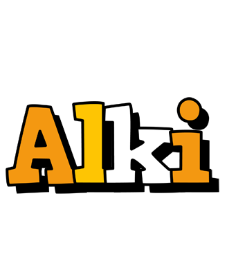 Alki cartoon logo