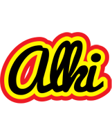 Alki flaming logo