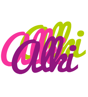 Alki flowers logo