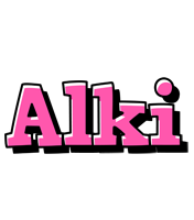 Alki girlish logo