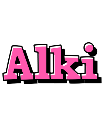 Alki girlish logo