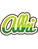 Alki golfing logo