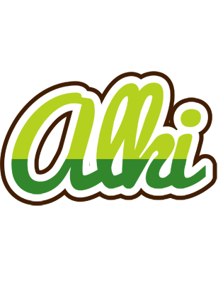 Alki golfing logo