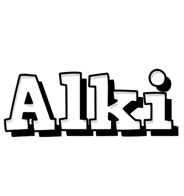 Alki snowing logo