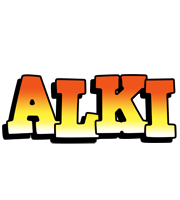 Alki sunset logo