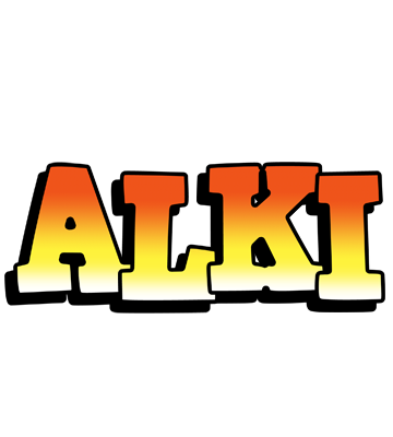 Alki sunset logo