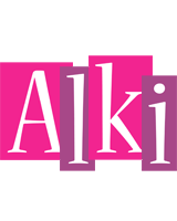 Alki whine logo