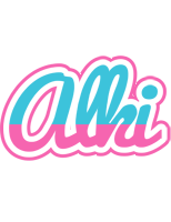 Alki woman logo