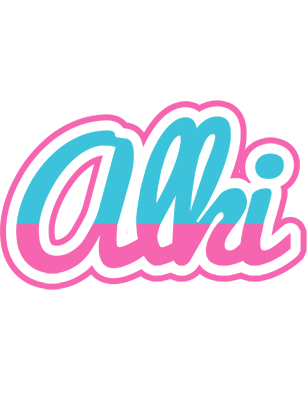 Alki woman logo