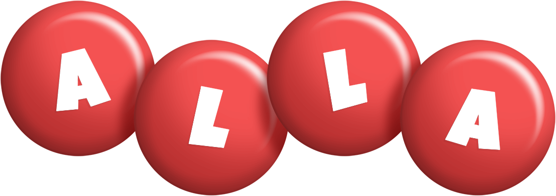 Alla candy-red logo