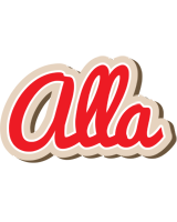 Alla chocolate logo