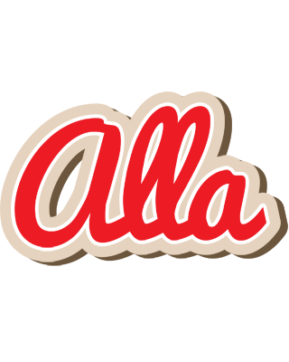 Alla chocolate logo