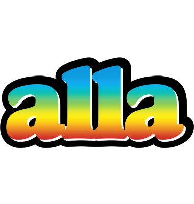 Alla color logo