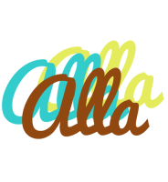 Alla cupcake logo