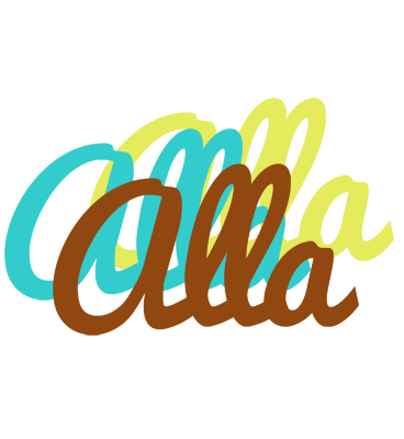 Alla cupcake logo